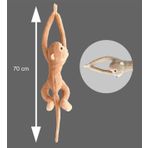 Sole Elleri Yapışan Oyun Ve Uyku Arkadaşı 70 Cm Peluş Maymun Oyuncak - Hediyelik - Aksesuar Ve Süs - Oyun Ve Uyku Arkadaşı (Bej)