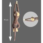 Sole Elleri Yapışan Oyun Ve Uyku Arkadaşı 70 Cm Peluş Maymun Oyuncak - Hediyelik - Aksesuar Ve Süs - Oyun Ve Uyku Arkadaşı (Kahverengi)