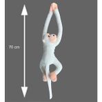 Sole Elleri Yapışan Oyun ve Uyku Arkadaşı 70 cm Peluş Maymun Oyuncak - Hediyelik - Aksesuar ve Süs - Oyun ve Uyku Arkadaşı - Krem - Ekru