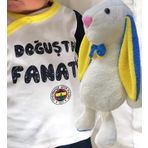 Sole Fanatik Miniklere Özel Peluş Uyku ve Oyun Arkadaşı Bunny Tavşan -65 cm (Sarı)