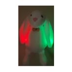 Sole LED Işıklı, Uyku Arkadaşı Uzun Kulak Bunny Peluş Tavşan 65CM - Fuşya