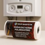 Sole Manyetik Doğalgaz Kombi Polarizatörü, Tasarruf Cihazı, Gaz Yakıtı Verimlilik Arttırıcı