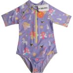 Soleda UV Korumalı UPF 50+ Bebek Çocuk Mayosu Fairy Garden - Lila - 5 - 6 Yaş