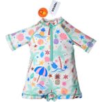Soleda Uv Korumalı Upf 50+ Bebek Çocuk Tulum Mayo Beach Fun - Çok Renkli - 5 - 6 Yaş