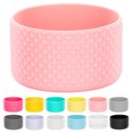 Soledea Stanley Kupası için Silikon Alt, Stanley & Hydro Flask Su Şişesi 12-24 oz için Koruyucu Silikon Çizme, Su Spor Şişeleri için Kaymaz Alt Kapak Tampon