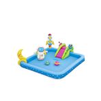 Solemia 62002 Pompalı -bestway 53126 Kaydıraklı, Aksesuarlı Astronot Figürlü Lunapark Şişme Eğlence Havuzu