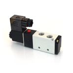 Solenoid Valf Bobini, Pnömatik Elektrikli Solenoid Valf 4V210-08, Bobin Voltajı: 24 V DC, 220 V AC, 5 yollu ve 2 pozisyon, 1 adet (eşlik