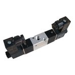 Solenoid Valf Bobini, Pnömatik Solenoid Valf 3V120-06 3V120-M5, Bağlantı Noktası 1/8 İnç BSP M5, 12V DC 3/2 Yollu Kontrol Vanası, Çift Bobin, 1 Adet (Renk: 220V, Boyut: 3