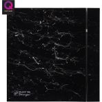 Soler&Palau Dekoratif Siyah Mermer Havalandırma Fanı Marble Black Silent 100 Cz Design Ultra Sessiz Banyo Wc Aspiratörü Soler Palau Estetik Dizayn - Mat Siyah