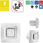 Soler&Palau Soler Palau Silent Dual 100 Banyo Wc Sensörlü Egzoz Ortam Havalandırma Fanı Tasarruflu