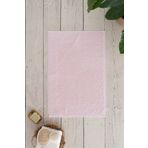 Soley Alana Pembe %100 Pamuk Pirinç Örgü Ayak Havlusu