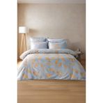 Soley Argente | %100 Pamuk Saten Tek Kişilik Nevresim Takımı - Gri - 160 x 220 cm