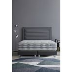 Soley Blue Night 150x200 cm Sert-Yumuşak Çift Kullanım Özellikli Ergonomik Hybrid Yatak