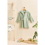 Soley Boho Bebek Bornozu - 0 - 2 Yaş - Yeşil