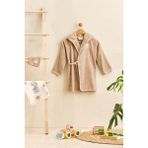 Soley Boho Çocuk Bornozu - 4 - 6 Yaş - Bej