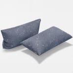 Soley | Galaxy | Pamuklu 2'li Yastık Kılıfı Seti - 50 x 70 cm - Gri