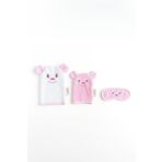 Soley Happy Pembe %100 Pamuk Banyo Bebek Alıştırma Seti