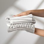 Soley | Izay | %100 Pamuk Mutfak Havlusu - 50 x 70 cm - Gri