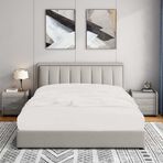 Soley Jersey 140x200 cm Beyaz %100 Pamuk Çift Kişilik Lastikli Çarşaf