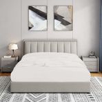 Soley Jersey Mürdüm %100 Pamuk Çift Kişilik 180x200 cm Lastikli Çarşaf