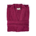 Soley | Kimono |%100 Pamuk Kadın/Erkek Unisex Kimono Bornoz BORDO L - BEDEN