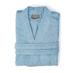 Soley | Kimono |%100 Pamuk Kadın/Erkek Unisex Kimono Bornoz MAVİ M - BEDEN