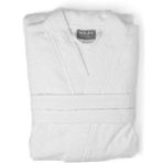 Soley | Kimono | %100 Pamuklu Kimono Bornoz - Beyaz - XL