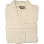 Soley | Kimono | %100 Pamuklu Kimono Bornoz - Krem - 2XL