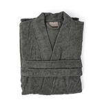 Soley Kimono Antrasit %100 Pamuk Kimono Bornoz