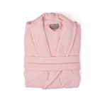 Soley Minerva Extra Yumuşak %100 Pamuk Kadın / Erkek Unisex Bornoz Pembe