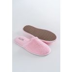 Soley Minerva Pembe %100 Pamuk Havlu Terlik