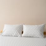 Soley | Mix & Match | Limoges |%100 Pamuklu 2’li Yastık Kılıfı Seti Beyaz
