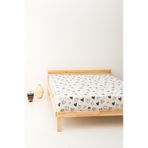Soley Mix & Match Lover Beyaz %100 Pamuk Çift Kişilik Düz Çarşaf