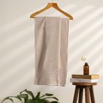 Soley | Oppolo | Extra Yumuşak Pamuklu Eponj Banyo Havlusu - 70 x 140 cm - Bej