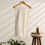 Soley | Oppolo | Extra Yumuşak Pamuklu Eponj Banyo Havlusu - 70 x 140 cm - Krem