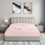 Soley Puella Pembe %100 Pamuk Lastikli Bebek Çarşafı