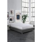 Soley | Sıvı Geçirmez Fited Pamuklu Alez Tek / Çift Kişilik Yatak Koruyucu - 100 x 200 cm - Beyaz