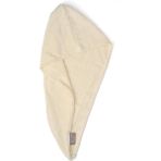 Soley | Talya | Extra Yumuşak Pamuklu Saç Havlusu - Bone - 23 x 65 cm - Krem