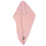 Soley Talya Pembe Ekstra Yumuşak Pamuklu Bone Saç Havlusu
