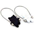 Solfera İP ATLAYAN DOMUZCUKLAR SİYAH BEYAZ METAL ANAHTARLIK SETİ KC980