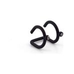 Solfera Mat Siyah Renkli Earcuff Kıkırdak Küpe EX084