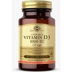 Solgar 100 Yumuşak Kapsül Vitamin D3 1000 IU 25 Mcg Bağışıklık Destekleyici Takviye - Aromasız