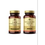 Solgar 5-HTP 30 Kapsül+ Vitamin D3 1000 IU 100 Kapsül