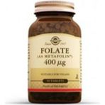 Solgar 50 Tablet Folate 400 mg Vegan İçerik ile Günlük Folate İhtiyacına Destek - Aromasız