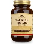Solgar 500 Mg Taurin 50 Kapsül Vegan İçerik ile Yetişkinler İçin Güvenli Vitamin Takviyesi - Aromasız