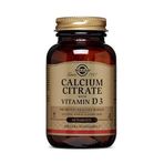 Solgar Calcium Citrate with Vitamin D3 250 mg 60 Tablet 033984004306