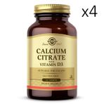 Solgar Calcium Citrate with Vitamin D3 4x60 Tablet