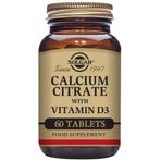 Solgar Calcium Citrate with Vitamin D3 60 Tablet