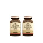 Solgar Calcium Magnesium Plus Zinc 2x100 Tablet