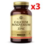 Solgar Calcium Magnesium Plus Zinc 3x100 Tablet